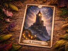 Imagem - Carta da Torre domina o Baralho Cigano desta quinta-feira (16): momento pede isolamento e reflexão