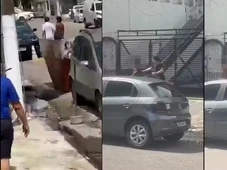 Imagem - Agressão filmada: alunos de Direito atacam homem em situação de rua com arma de choque