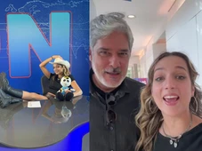 Imagem - Samira, do BBB 26, esquece saída de William Bonner do Jornal Nacional ao brincar sobre parceria com jornalista