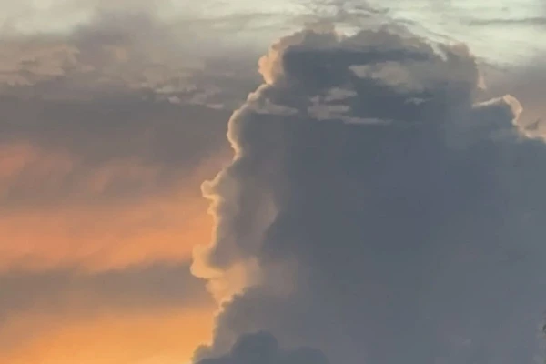 Imagem foi registrada por influenciadora