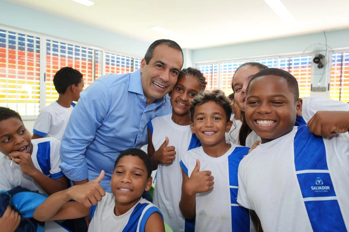 Nova escola municipal em Salvador por Betto Jr./Secom PMS
