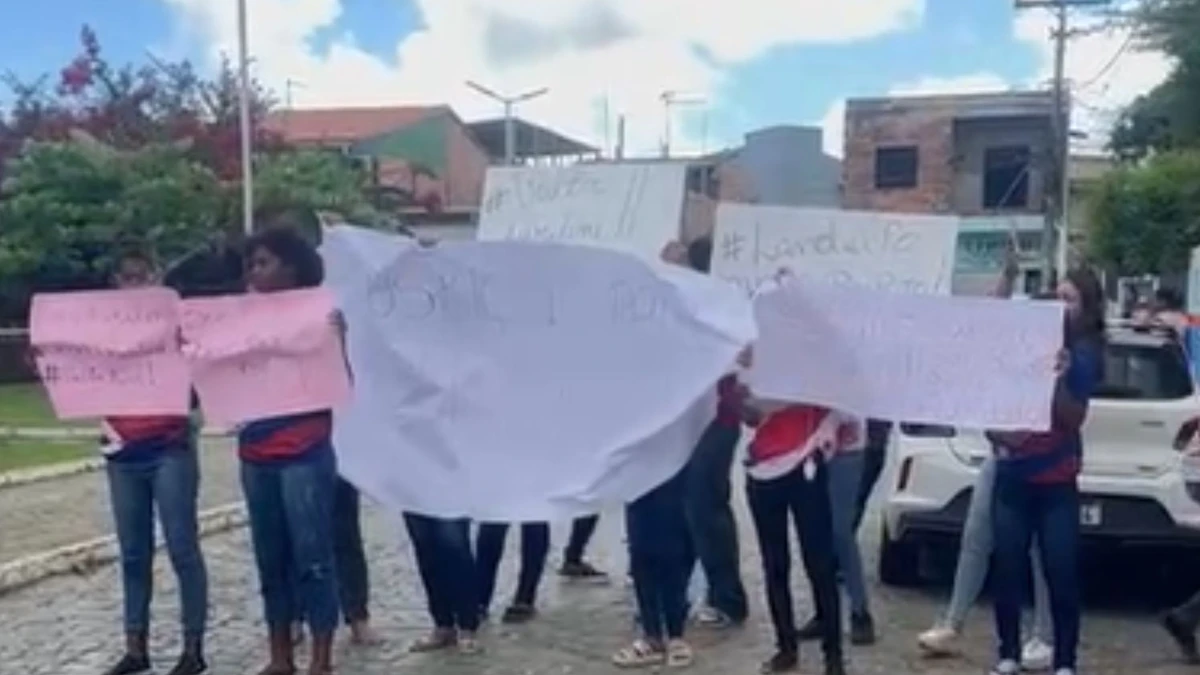 Protesto de estudantes alunos 