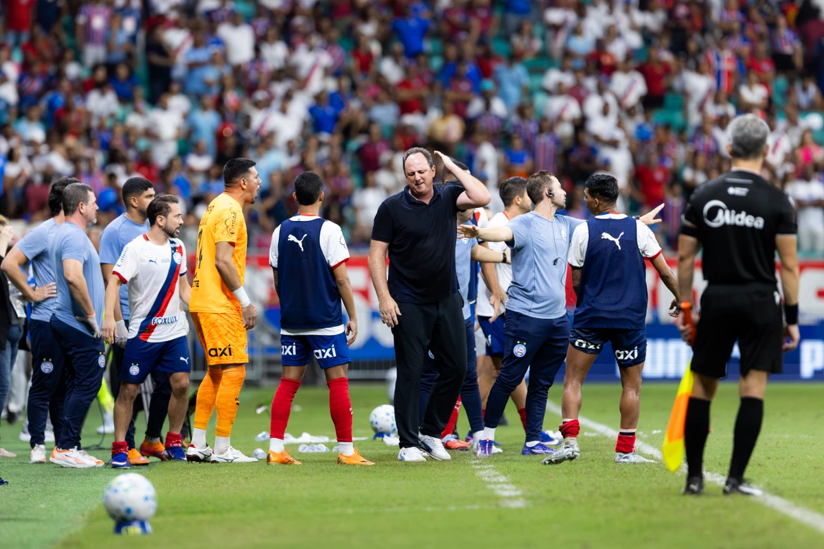 Rogério Ceni no jogo contra o Palmeiras 