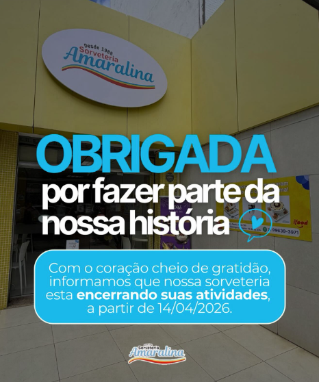 Sorveteria Amaralina por Divulgação