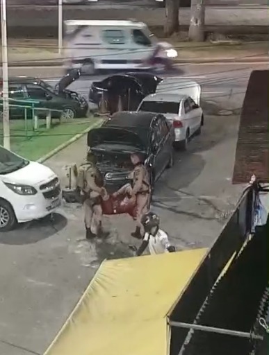 Ação policial terminou com PM morto e dois suspeitos feridos por Reprodução