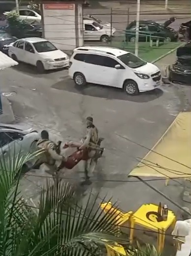 Ação policial terminou com PM morto e dois suspeitos feridos por Reprodução