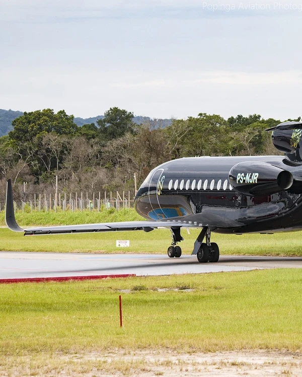 Avião de Neymar por Popinga Aviation
