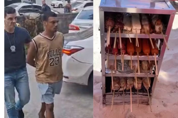 Caio foi preso por estelionato