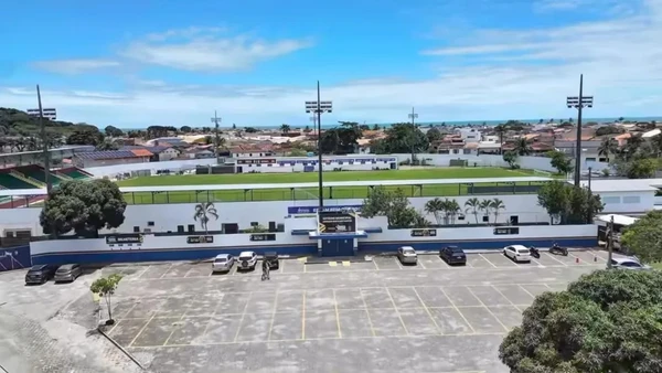 Estádio Municipal Agnaldo Bento dos Santos, em Porto Seguro por Reprodução