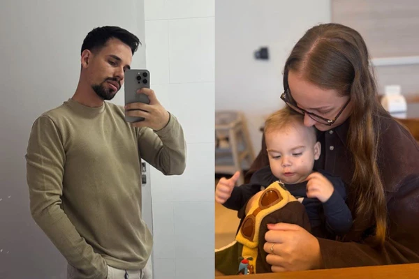 Lucas Borbas elogiou relação da namorada com o filho