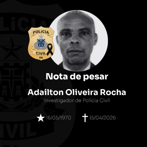Polícia Civil divulgou nota de pesar por Reprodução