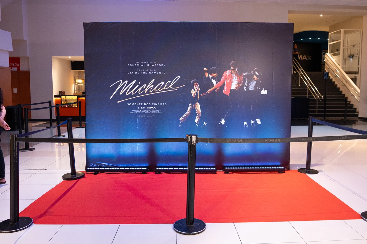 Salvador celebrou o legado de Michael Jackson na pré-estreia de Michael, cinebiografia que estreia dia 23 de abril nos cinemas por Divulgação