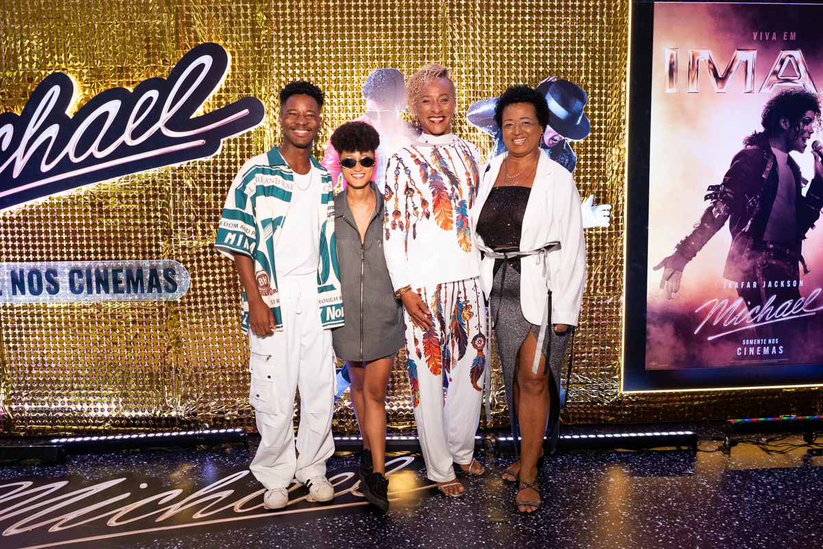 Salvador celebrou o legado de Michael Jackson na pré-estreia de Michael, cinebiografia que estreia dia 23 de abril nos cinemas por Divulgação