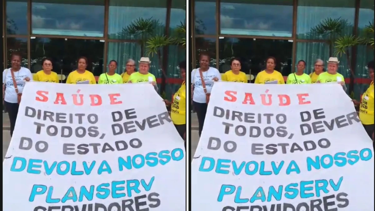 Servidores protestam em Salvador contra reajustes do Planserv