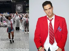 Imagem - Milena recebe recado de ex-RBD e equipe relembra perrengue da sister em show do grupo