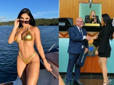 Imagem - Blogueira badalada e homenageada por Câmara: quem é a miss presa por tráfico