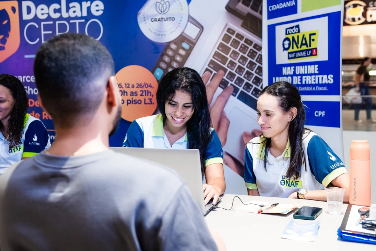 Ação oferece atendimento gratuito para declaração do IR em shopping na Bahia