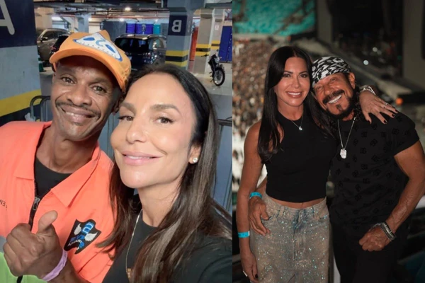 Ivete Sangalo e Bell Marques em show