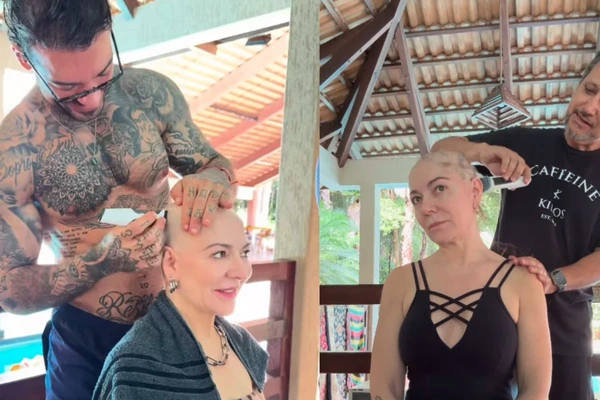 Karina Lucco decidiu raspar os cabelos