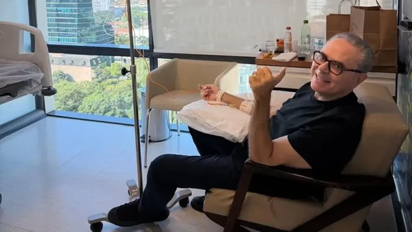 Narrador Luis Roberto faz primeira publicação após revelar diagnóstico de neoplasia