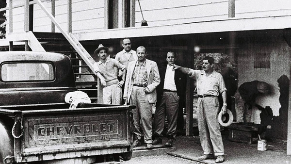 O Catetinho, onde o presidente JK despachava quando estava no planalto Central. (Foto: Arquivo Público do DF) por (Foto: Arquivo Público do DF)