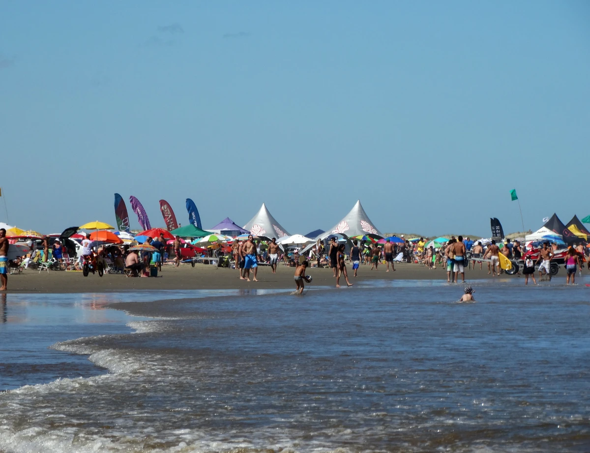 Praia do Cassino, no Rio Grande do Sul por Wikimedia Commons/Reprodução