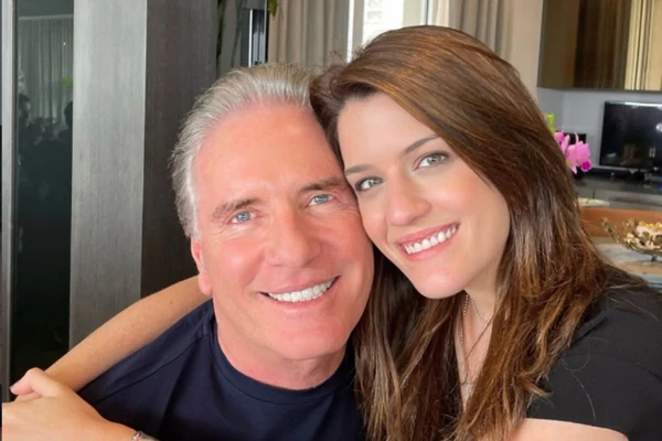 Roberto Justus e a filha