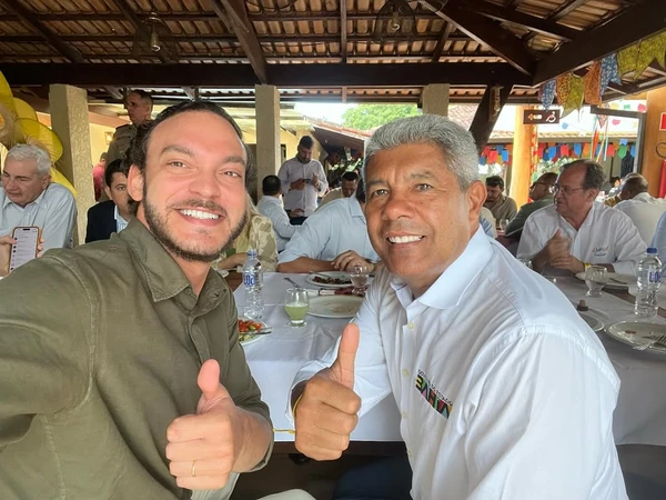 Uldurico Junior e governador Jerônimo por Reprodução