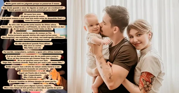 Em um desabafo nos seus stories do Instagram, embalado por uma música chamada "idfc" (Eu não me importo), ele questionou a "fiscalização" dos sentimentos alheios por Reprodução/Redes Sociais 