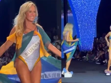 Imagem - 'Garota de Ipanema': aos 82 anos, Helô Pinheiro brilha em desfile na Rio Fashion Week