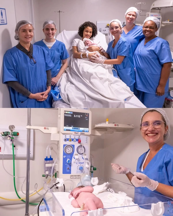 Bebê nasceu horas após inauguração da maternidade por Renata Casali/Divulgação