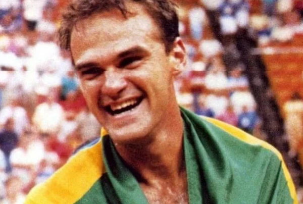 Oscar Schmidt na Seleção Brasileira de Basquete por Reprodução