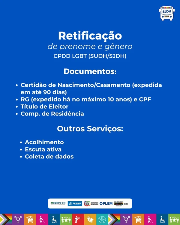 Veja todos os serviços oferecidos na ação por Reprodução/ Redes sociais