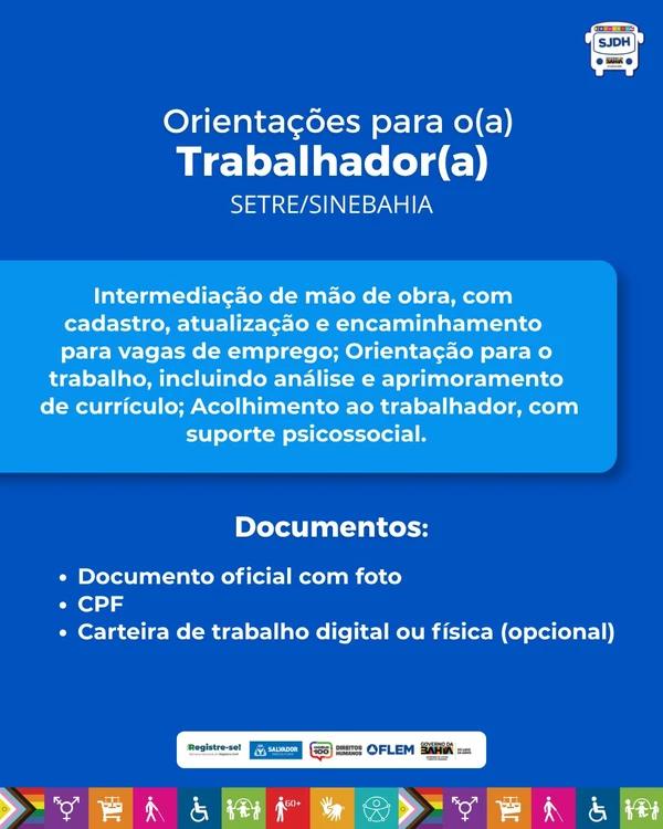 Veja todos os serviços oferecidos na ação por Reprodução/ Redes sociais