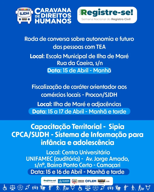 Veja todos os serviços oferecidos na ação por Reprodução/ Redes sociais