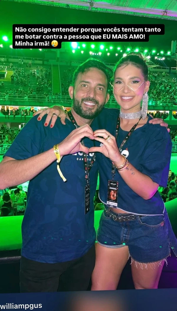 William Gusmão, irmão de Virginia Fonseca, faz desabafo nas redes sociais por Reprodução/Instagram