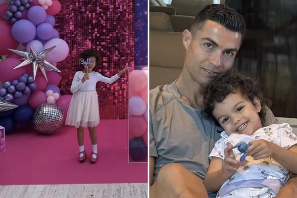 Cristiano Ronaldo abre o coração no aniversário da caçula e comove a web por Reprodução/Instagram