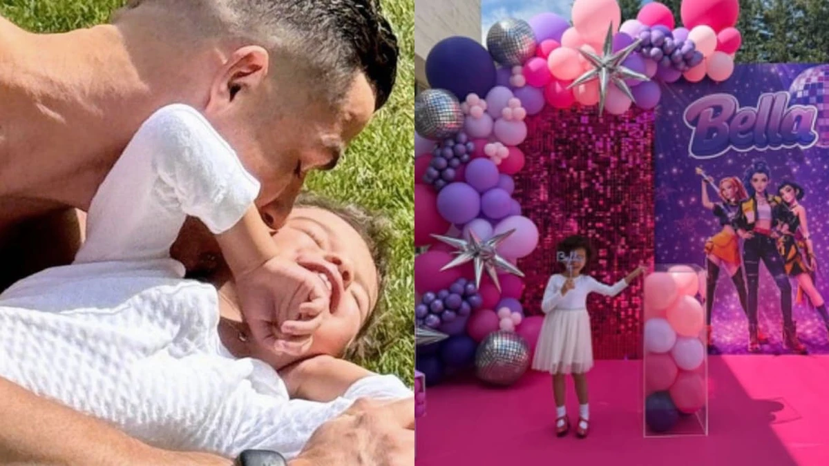 Cristiano Ronaldo abre o coração no aniversário da filha caçula