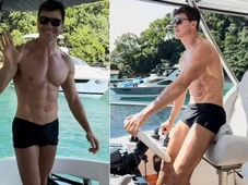 Imagem - Aos 52 anos, Rodrigo Faro posa de sunga e impressiona ao exibir tanquinho