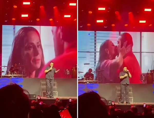 Belo é criticado por expor vídeo de beijo com a ex em novela