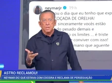 Imagem - Galvão Bueno detona resposta de Neymar sobre provocação à torcida com coçada de orelha: 'Ele não pode falar isso'. VÍDEO