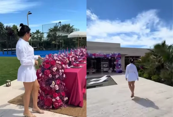 Festa da filha de Cristiano Ronaldo por Reprodução