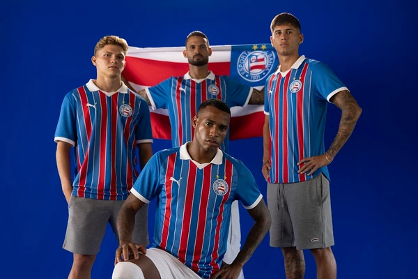 Nova camisa tricolor do Bahia por Divulgação