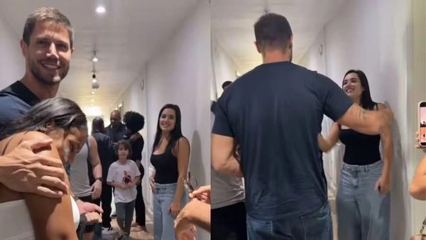 Reencontro de Jonas e Jordana