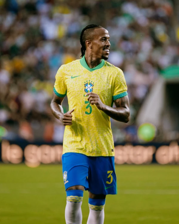 Éder Militão pela Seleção Brasileira por Reprodução/Redes sociais