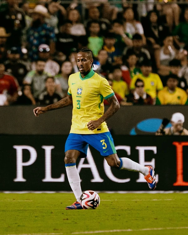 Éder Militão pela Seleção Brasileira por Reprodução/Redes sociais