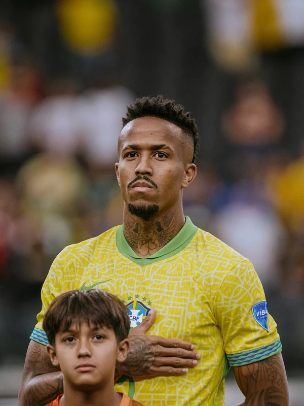Éder Militão pela Seleção Brasileira por Reprodução/Redes sociais