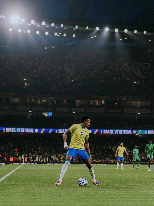 Éder Militão pela Seleção Brasileira por Reprodução/Redes sociais