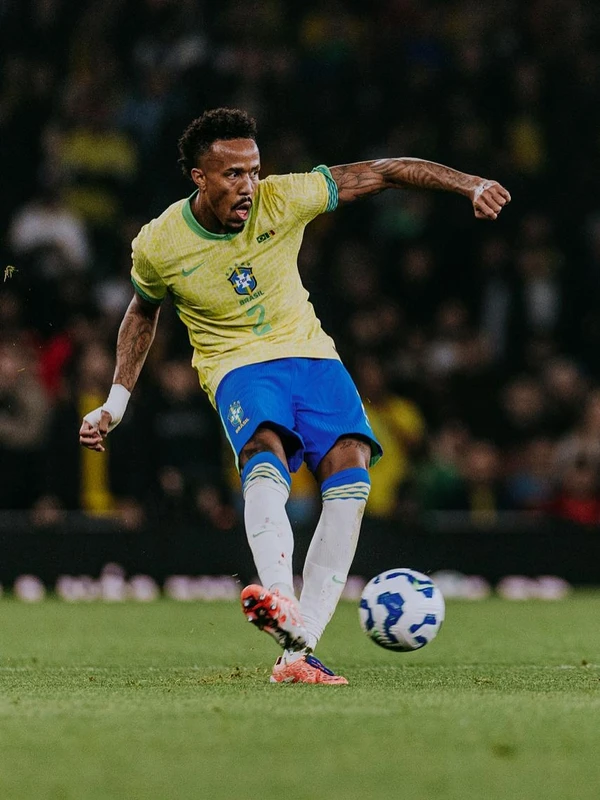 Éder Militão pela Seleção Brasileira por Reprodução/Redes sociais