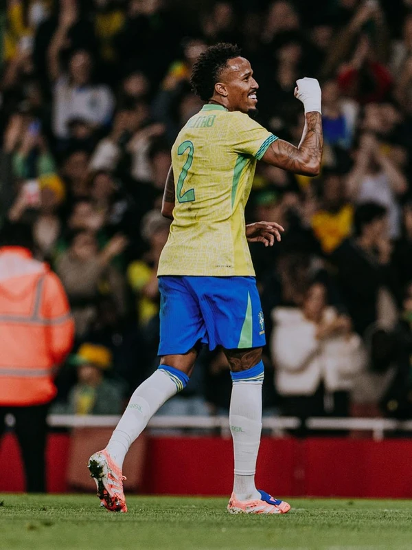 Éder Militão pela Seleção Brasileira por Reprodução/Redes sociais